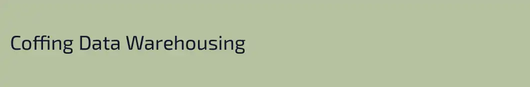 Coffing Data Warehousing